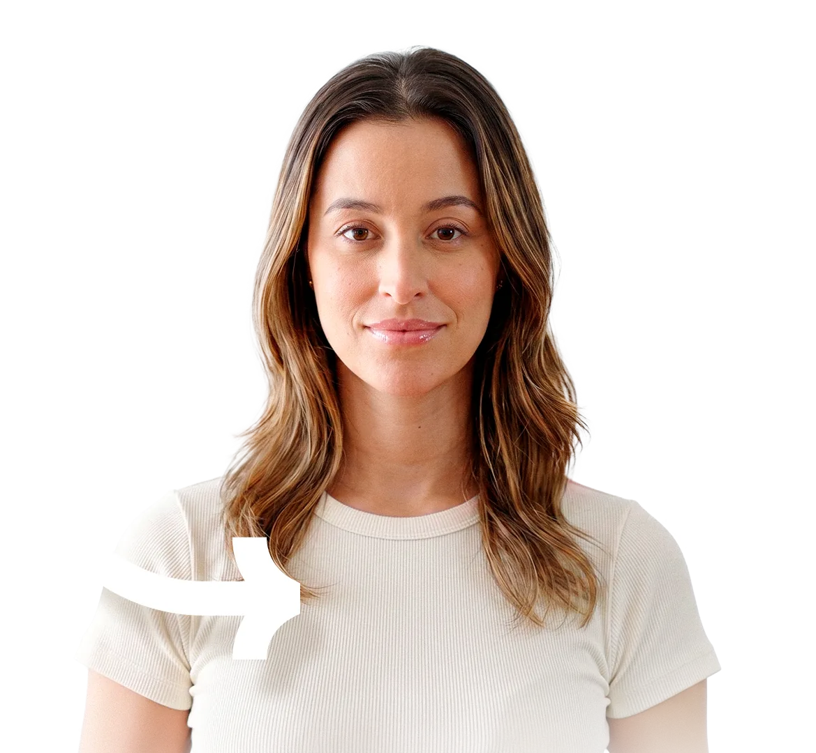 Uma das mulheres do grupo, em um momento de presença